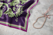 Plum Royale Silk Scarves Design, an Object Graphic by ilustrinna (Thumbnail 9 of 12)