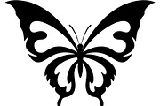 Elegant Butterfly Silhouette, an Object Graphic by Creativeshirt (Thumbnail 4 of 17)