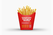 French Fries Cone Mockup, an Advertising Mockup by Se٧enStudio (Thumbnail 2 of 2)