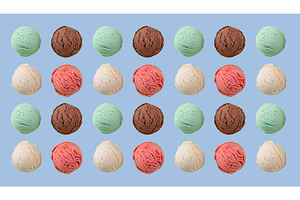 Frozen ice cream ball isolated, a Food & Drink Photo by Yulia Furman