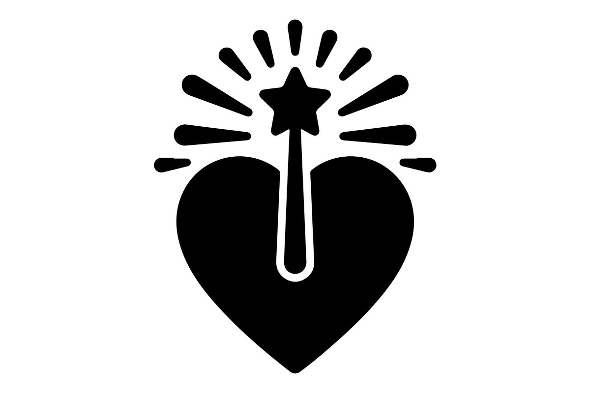 Flower Love Heart Silhouette, an Object Graphic by Gfx_Store (Photo 7 of 15)