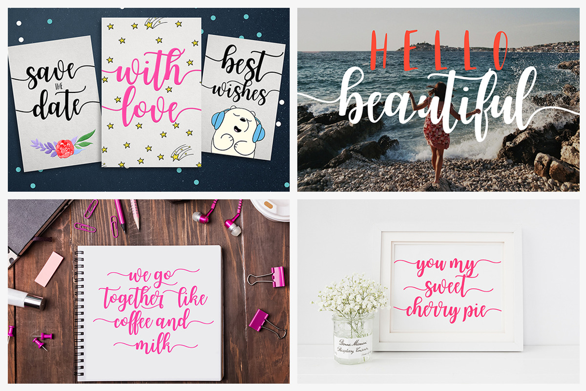 202 FONTS BUNDLE preview 4
