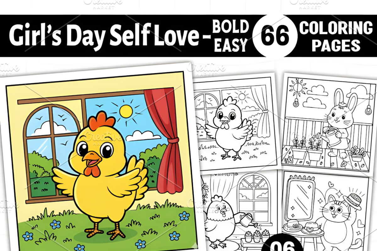 Bold Easy Girl’s Day Self Love, a Decorative Illustration by Ink Gallery (Photo 1 of 8)