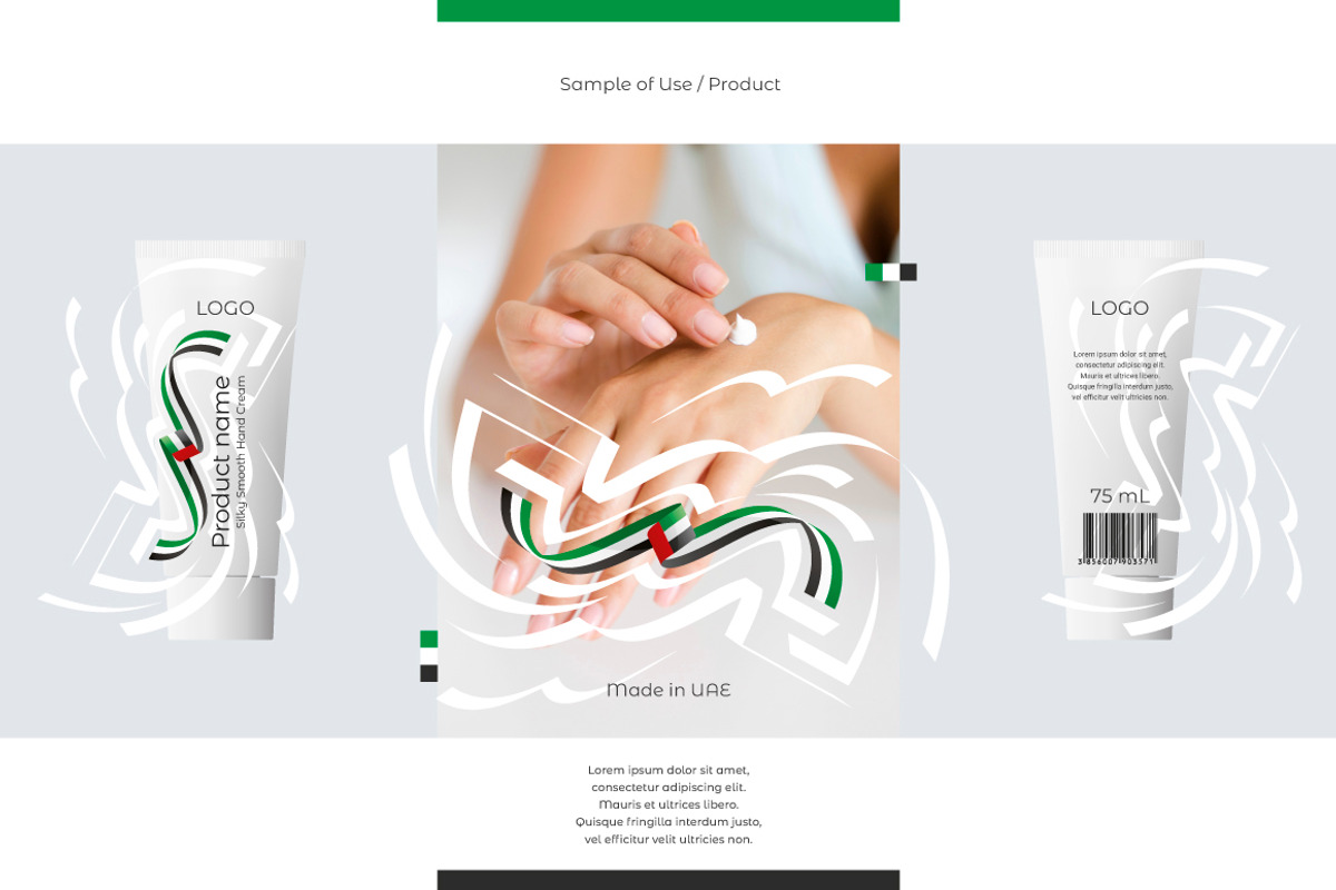 UAE flag ribbon vector, a Templates & Theme by Simbos (Photo 5 of 9)