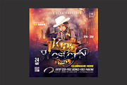 Western Kids Party Flyer, a Flyer Template by DSGraphicDesign (Thumbnail 1 of 2)