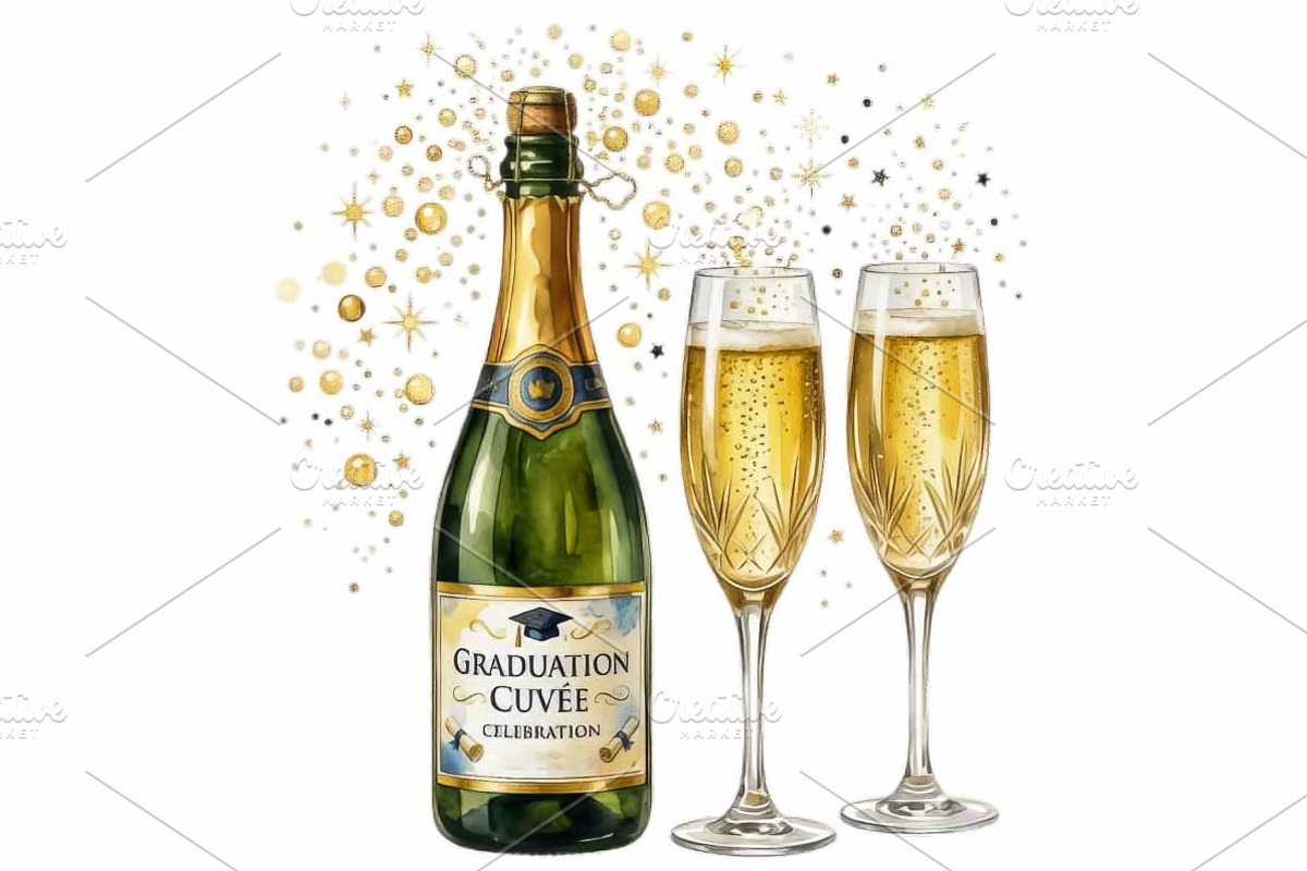 Graduation Clipart Collection PNGs, an Education Illustration by VetalStock (Photo 11 of 20)