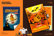 Halloween Flyer Bundle, a Poster Template by Decoconio Design (Thumbnail 2 of 4)