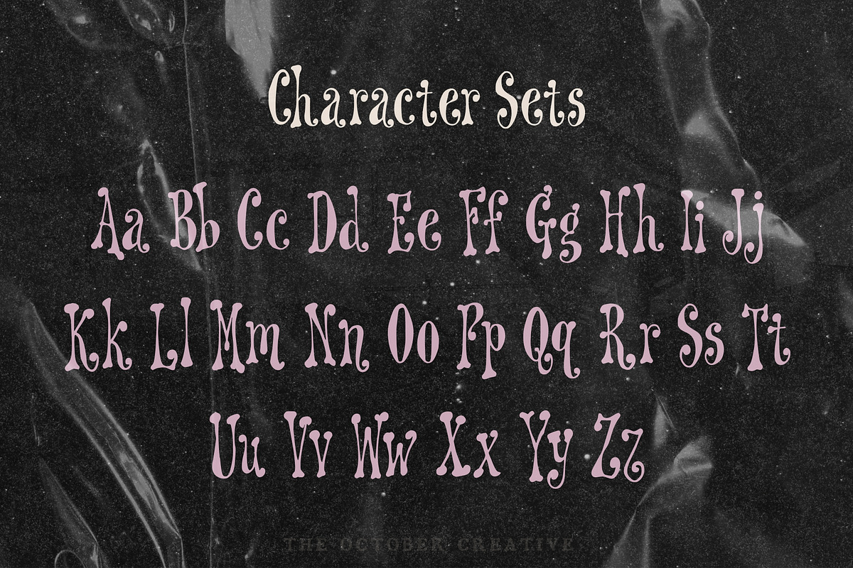 Lottie Mae Retro Display Font, a Handwritten Font by The October Creative (Photo 3 of 8)