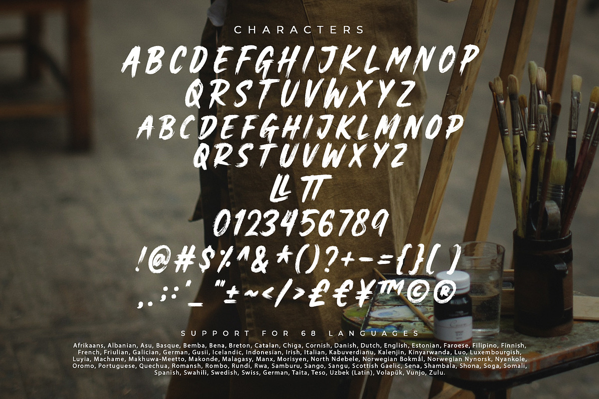 Silent Brush, a Script Font by Ditatype (Photo 9 of 10)