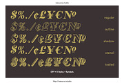 RS Numerals, a Font by resource.studio (Thumbnail 3 of 7)