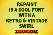 Intro Sale | Repaint & Repair Font, a Script Font by Kustomtype (Thumbnail 4 of 4)