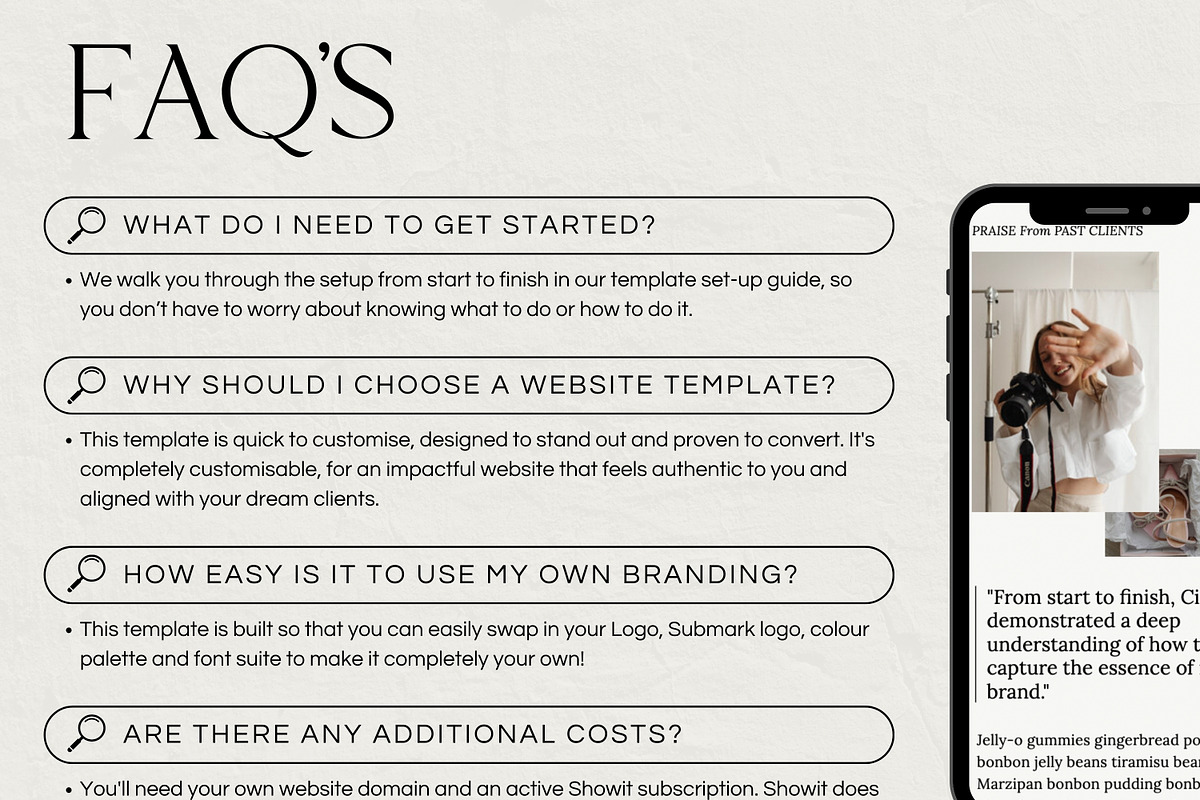 Media Kit Website Template, a Websites & App Template by Field Digital (Photo 7 of 9)
