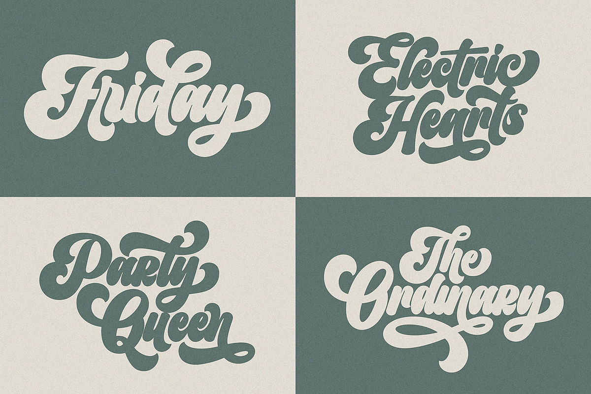 Retro Ashington - Vintage Font, a Script Font by Subectype Studio (Photo 9 of 11)