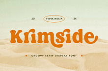 Krimside - Retro Groovy Serif