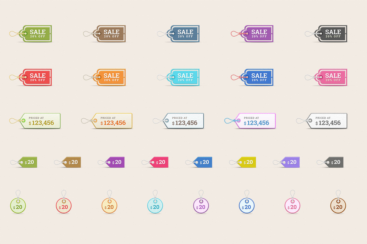 Realistic Price Tags, a Templates & Theme by Saptarang (Photo 4 of 5)