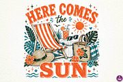 Retro Summer Beach Sublimation, a Seasonal Illustration by DreamPrint404 (Thumbnail 1 of 6)