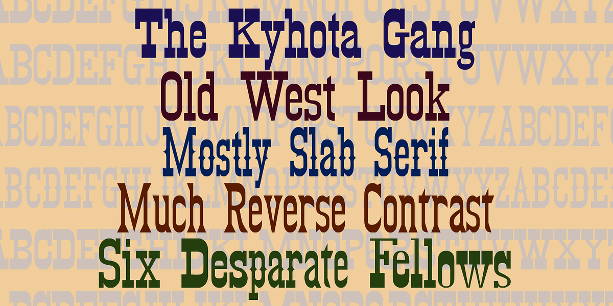 Kyhota, a Slab Serif Font by Ingrimayne Type (Photo 1 of 7)