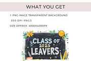 Class of 2025 Leavers Chalkboard, an Illustration by Anca Digital Vibe (Thumbnail 2 of 4)