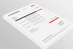 Clean Invoice Template