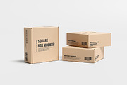 Square Box Packaging Mockup, a Packaging Mockup by simuradi (Thumbnail 2 of 9)