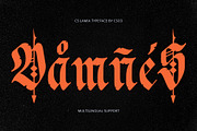 CS Lamia – Blackletter Font, a Blackletter Font by Craft Supply Co. (Thumbnail 7 of 8)