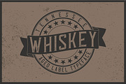 Tennessee Whiskey label font, a Script Font by VozzyStock (Thumbnail 3 of 6)