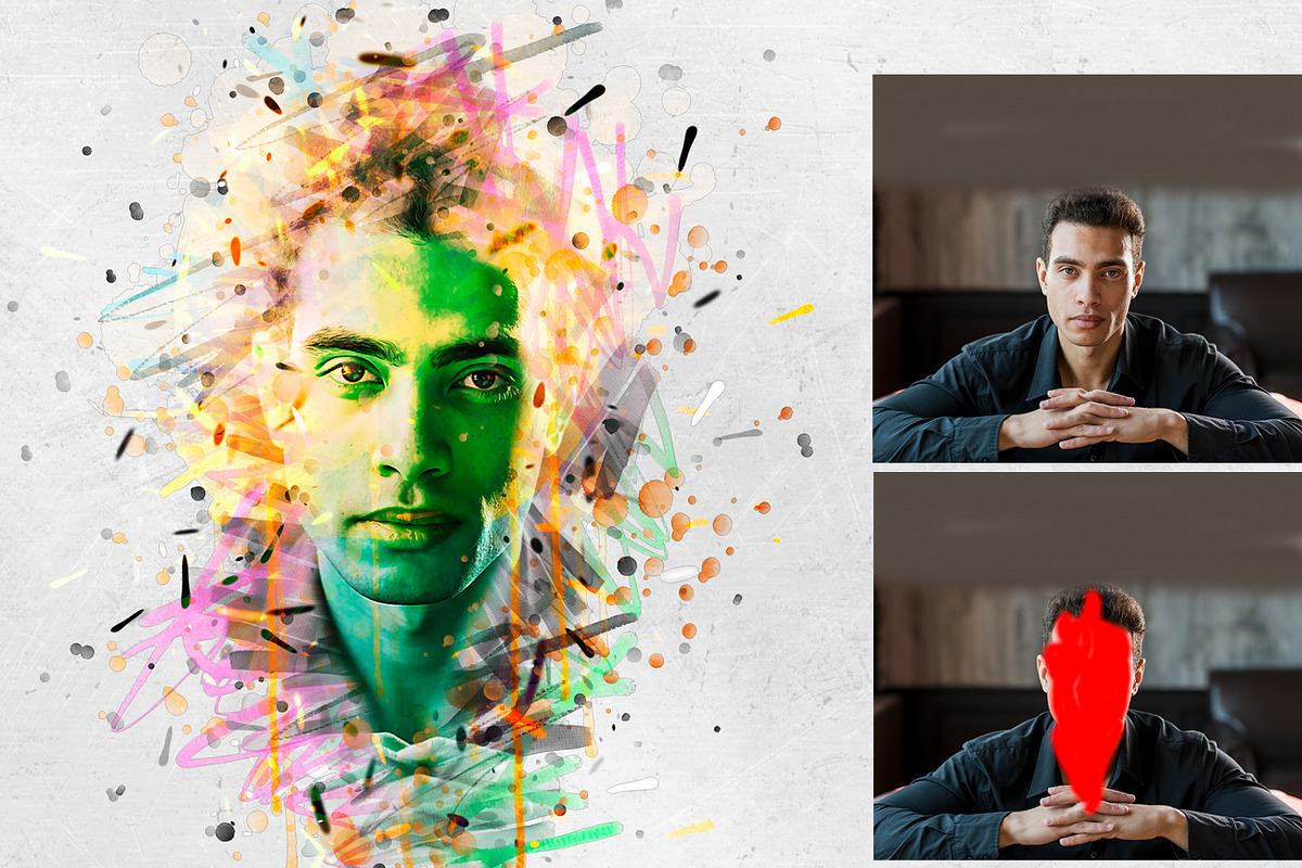 Paint Photoshop Action, an Action Add-On by MRI STUDIO (Photo 9 of 22)