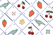 Flowers Birds Berries, a Pattern Graphic by GooseFrol (Thumbnail 15 of 18)