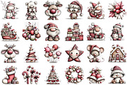 Whimsical Christmas Clipart, an Illustration by Sublimation Artist (Thumbnail 2 of 6)