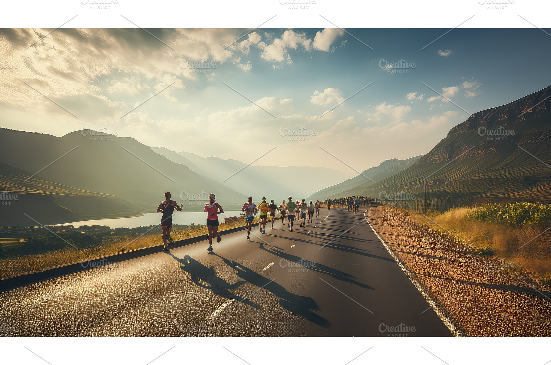 endurance energy sport background ai, a Sports & Recreation Photo by pikepicture