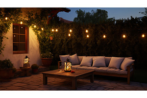 modern wall lights ai generated, an Architecture Photo by pikepicture