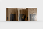 Kraft Paper Shopping Bag Mockup, a Packaging Mockup by Muhazdinata (Thumbnail 8 of 8)