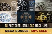 55 Photorealistic Logo Mock-ups, a Product Mockup by Cruzine (Thumbnail 1 of 5)