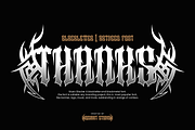 Music Blacker - Gothic Font, a Blackletter Font by Iqsiart Studio (Thumbnail 11 of 11)