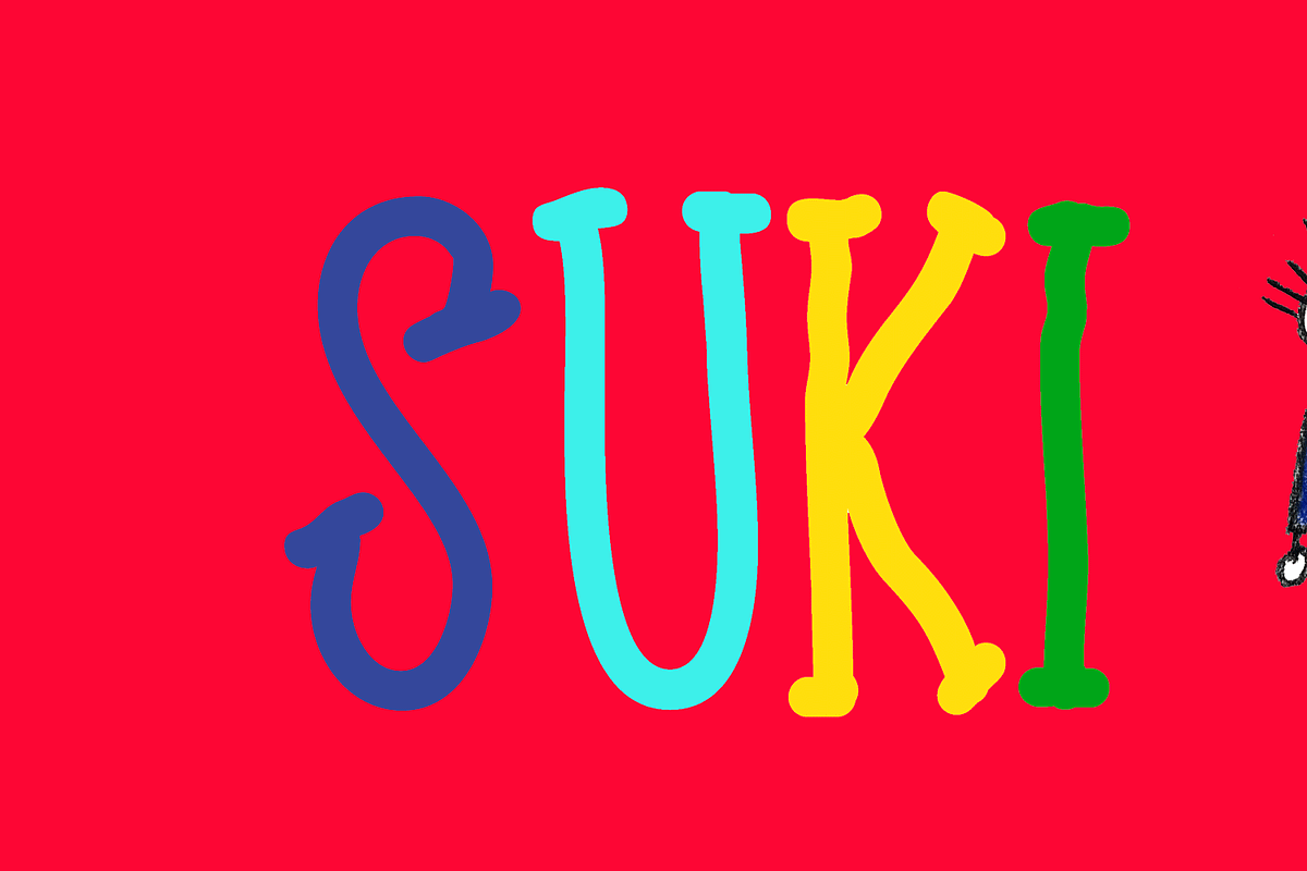 SUKI - a handwriting font for kids, a Font by JoachimF (Photo 2 of 5)
