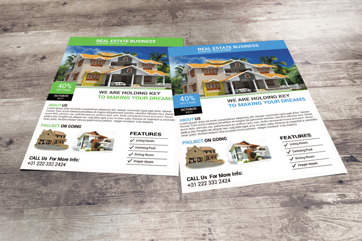 Real Estate Flyers Design, a Flyer Template by erikadesign (Photo 3 of 3)