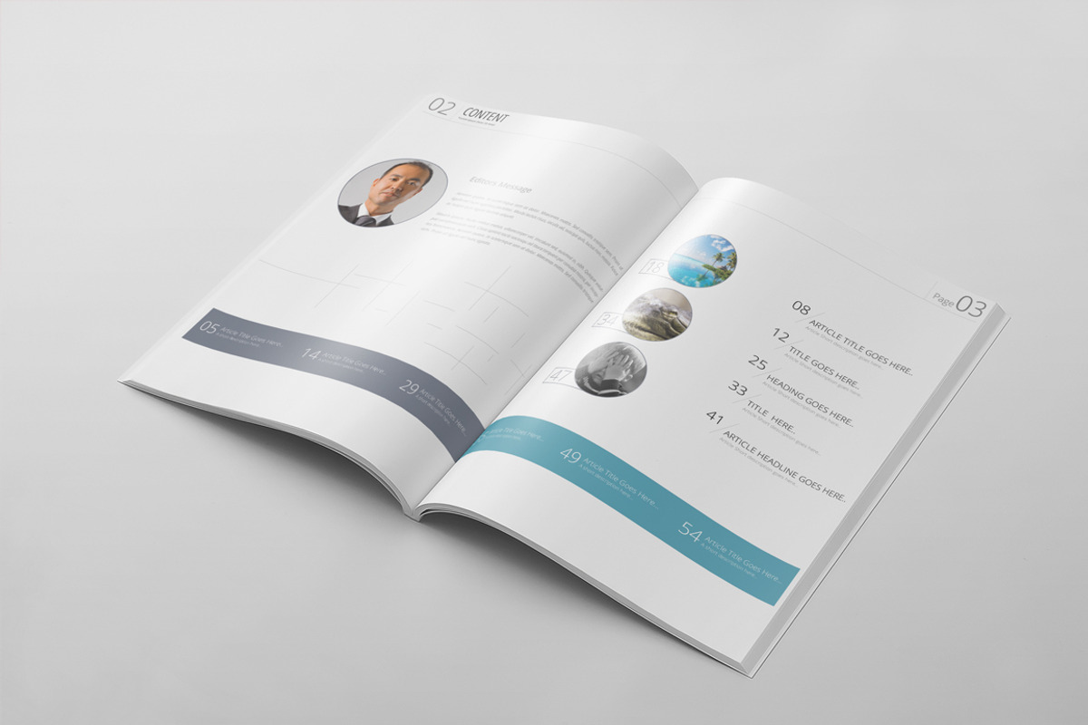 Magazine Template 43, a Magazine Template by pmvch (Photo 2 of 10)