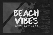 Aqua Tides - Brush Font, a Handwritten Font by Visual Blends (Thumbnail 2 of 6)