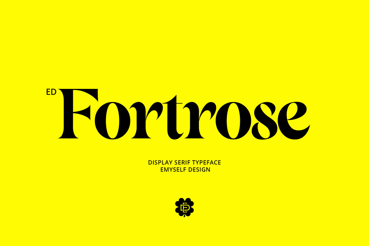 ED Fortrose - Serif Typeface, a Serif Font by Emyself Design (Photo 1 of 10)