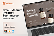Velmora - Small-Medium Ecommerce UI, a Landing Page Template by Agensip Design Agency (Thumbnail 1 of 10)