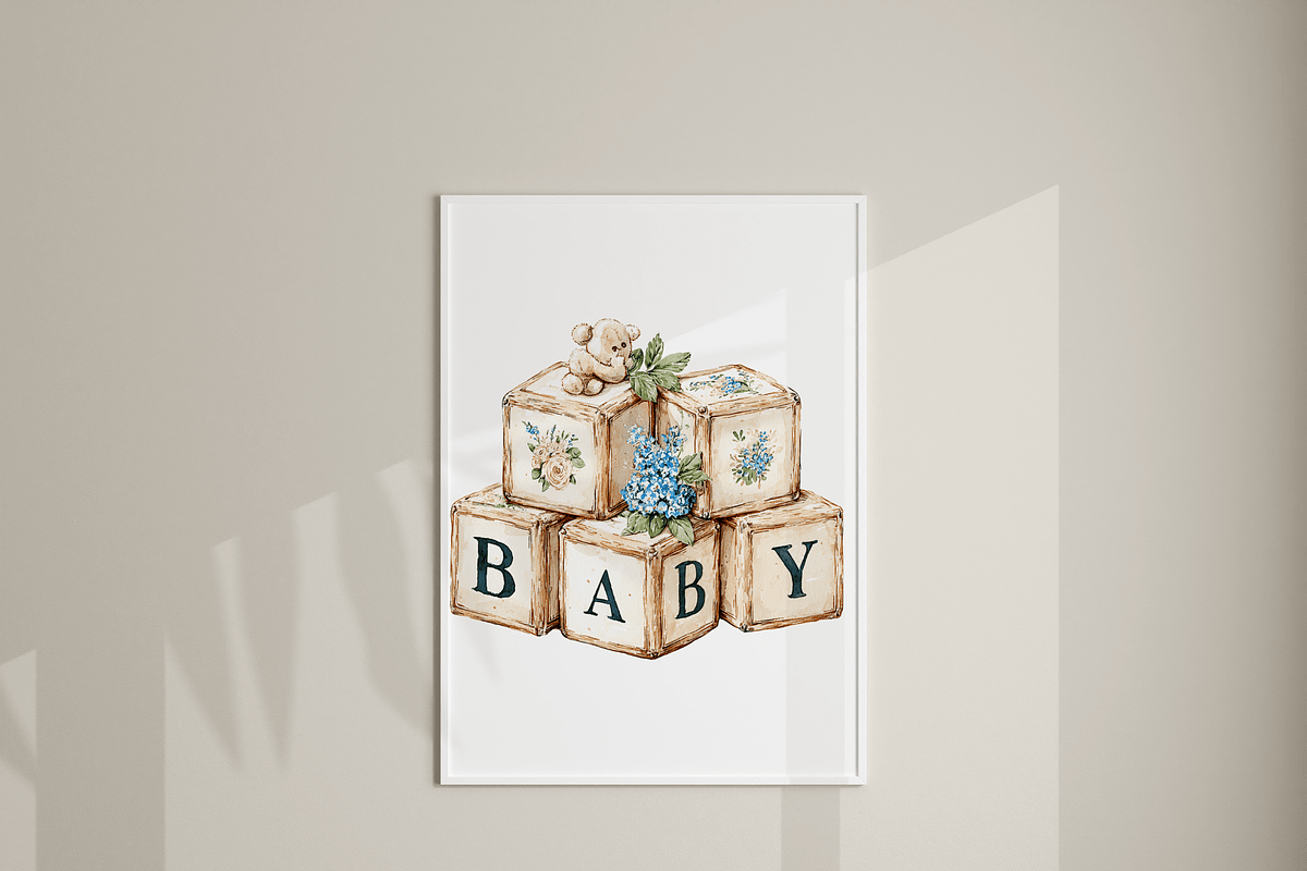 Vintage Teddy Bears Clipart Set, a Decorative Illustration by Pati Charm Studio (Photo 7 of 8)