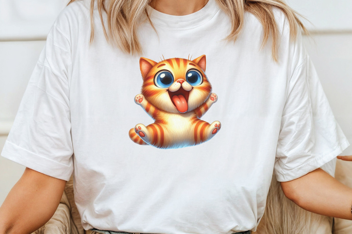 Funny Quirky Cats Clipart, an Icon by CraftArtStudio (Photo 4 of 6)
