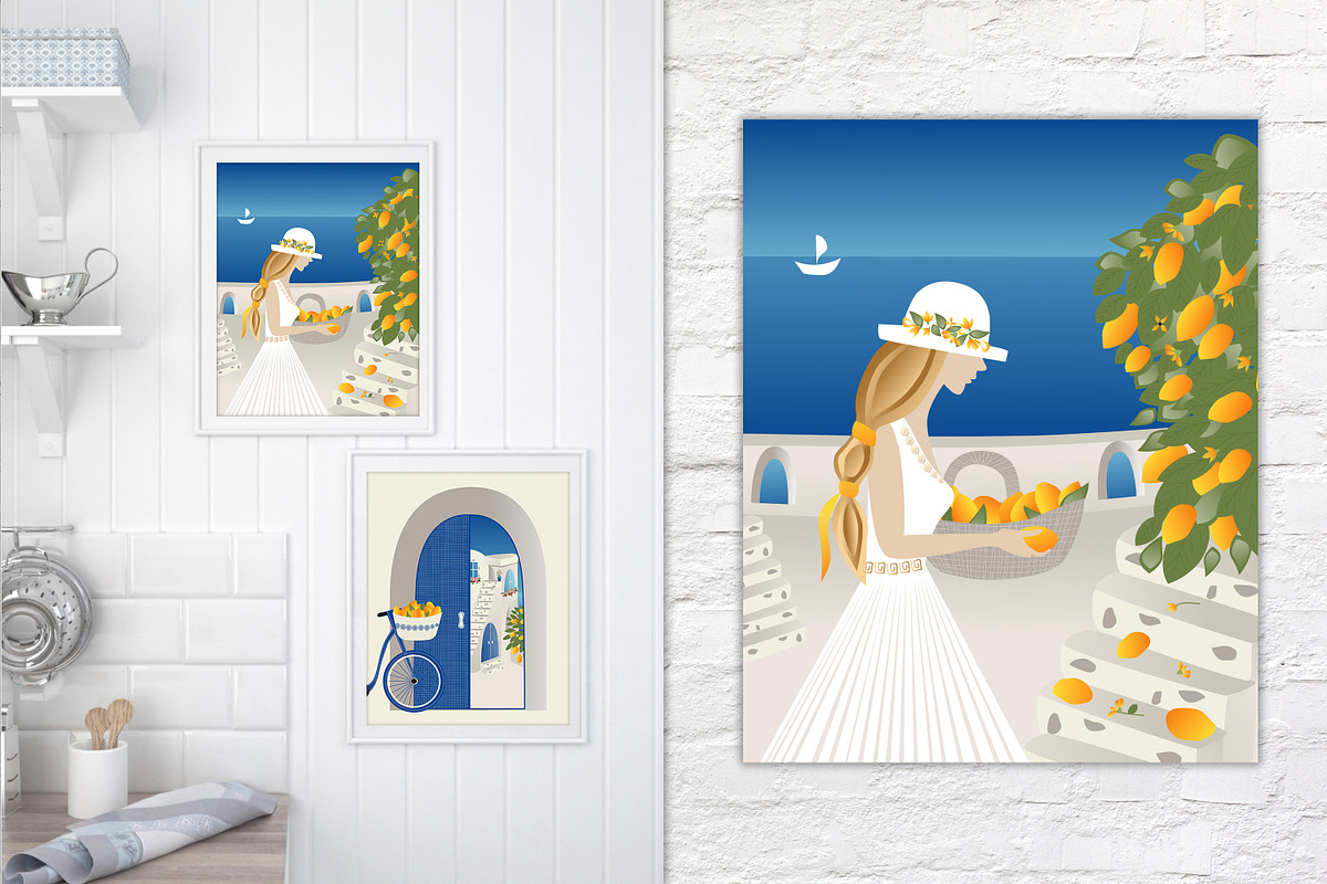 Posters Collection Vacation, a Person Illustration by WildStrawberry Magic (Photo 4 of 9)