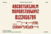 Kaerobi Condensed Display Font, a Sans Serif Font by Kulokale (Thumbnail 8 of 10)