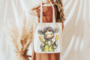 Whimsical Summer Cow Clipart, a Seasonal Illustration by designcity5 (Thumbnail 5 of 5)