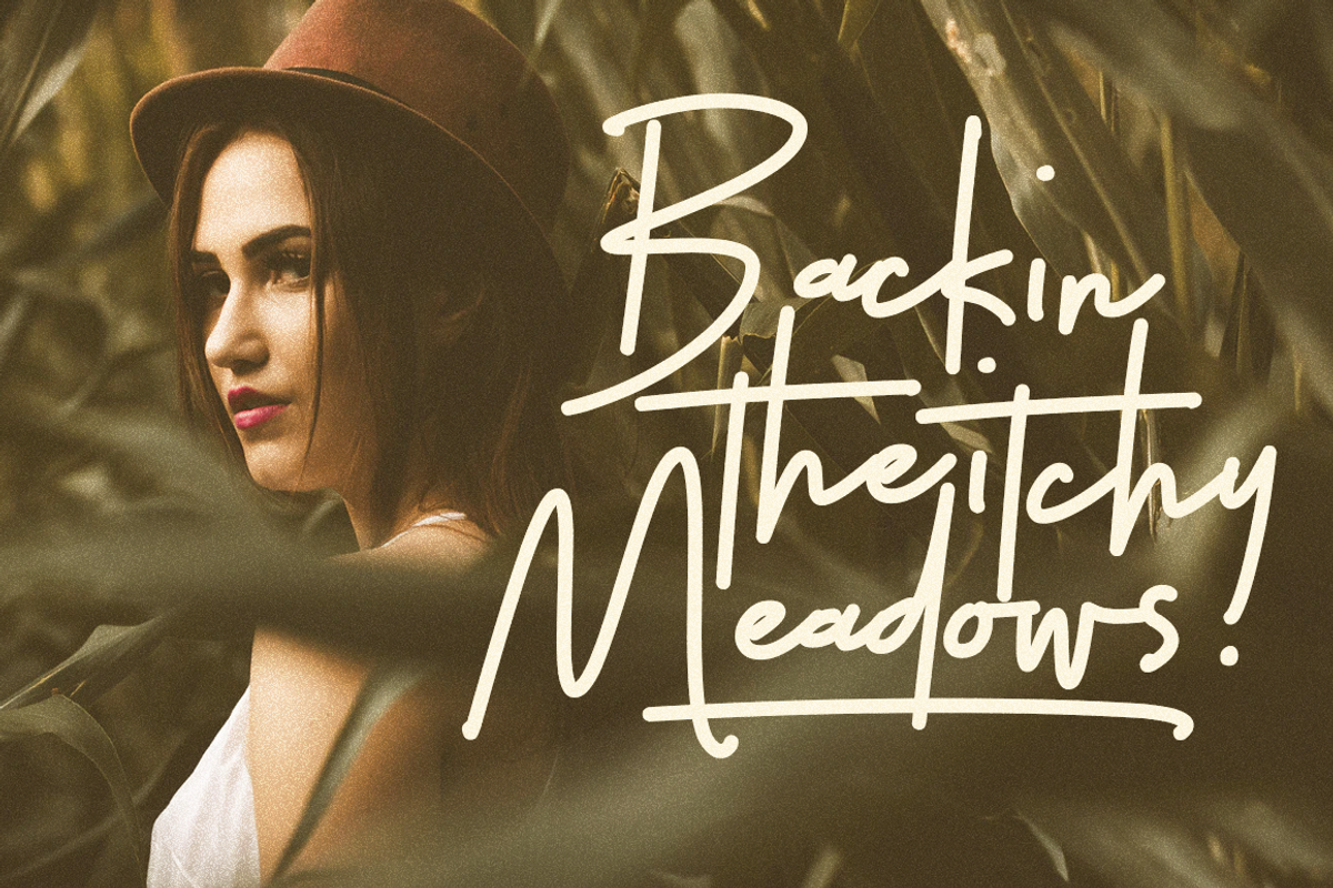 Thunderlightning Script, a Script Font by The Branded Quotes (Photo 9 of 9)