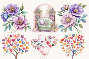 Watercolor Mothers Day Clipart, a Person Illustration by Design Scotch (Thumbnail 4 of 9)