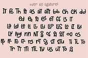 Stuffed Cannelloni Font, a Sans Serif Font by theinkaffair (Thumbnail 4 of 8)