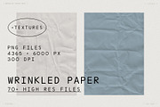 Wrinkled Paper Pack – 70+ PNG Files, a Texture Graphic by J.Studio (Thumbnail 1 of 13)