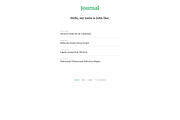 Journal, for Kirby 3.× CMS, a Templates & Theme by Starckio (Thumbnail 1 of 4)